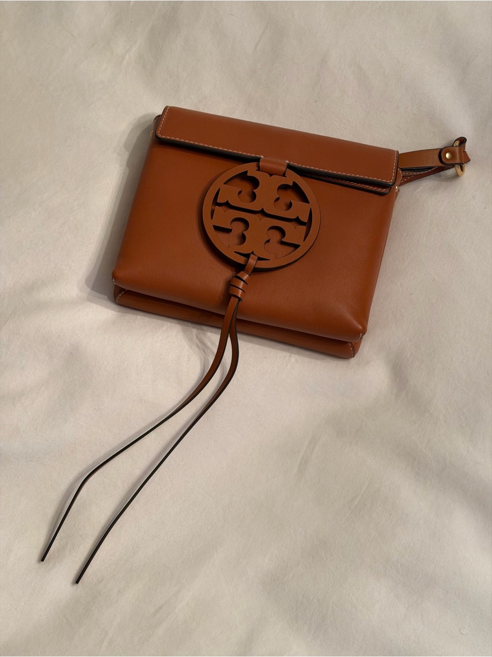 Tory Burch | Walnut Brown Leather Crossbody